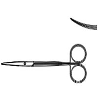 DISSECTION SCISSOR ACC. TO METZENBAUM-FINO WITH TUNGSTEN CARBIDE CURVED UP SIZE 145MM